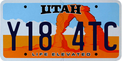 UT license plate Y184TC