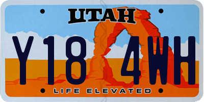 UT license plate Y184WH