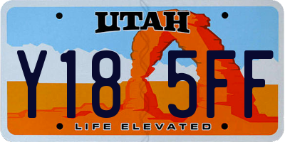 UT license plate Y185FF