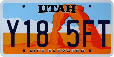 UT license plate Y185FT
