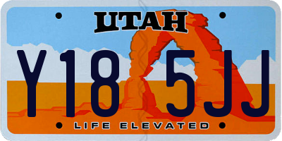 UT license plate Y185JJ