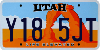 UT license plate Y185JT