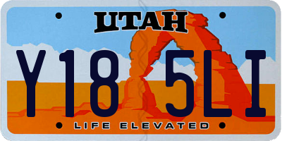 UT license plate Y185LI