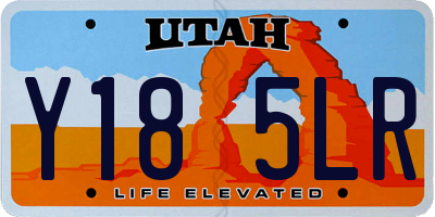 UT license plate Y185LR
