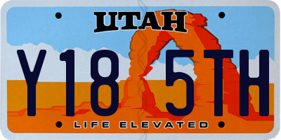 UT license plate Y185TH