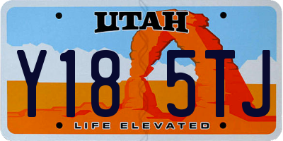 UT license plate Y185TJ