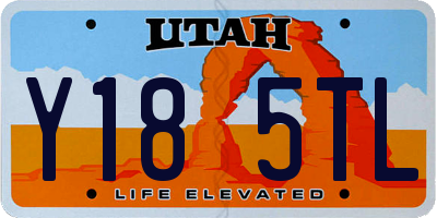 UT license plate Y185TL