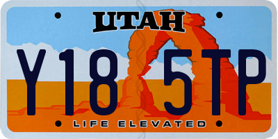 UT license plate Y185TP