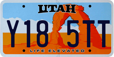 UT license plate Y185TT