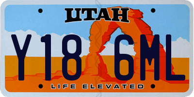 UT license plate Y186ML