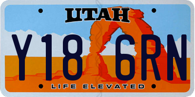UT license plate Y186RN