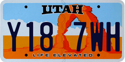 UT license plate Y187WH