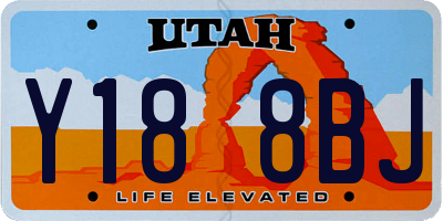 UT license plate Y188BJ