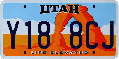 UT license plate Y188CJ