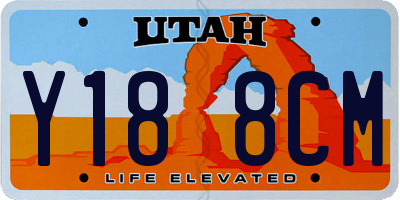 UT license plate Y188CM