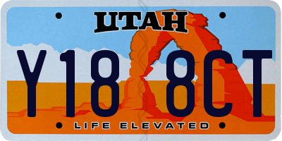 UT license plate Y188CT