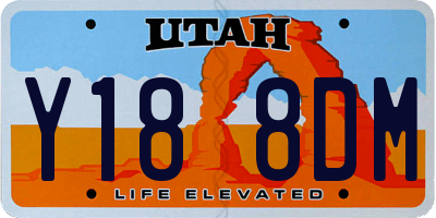 UT license plate Y188DM