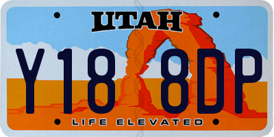 UT license plate Y188DP