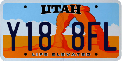 UT license plate Y188FL