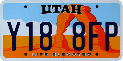 UT license plate Y188FP