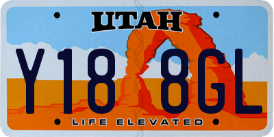 UT license plate Y188GL