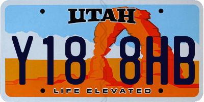 UT license plate Y188HB