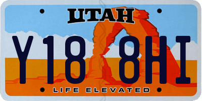 UT license plate Y188HI