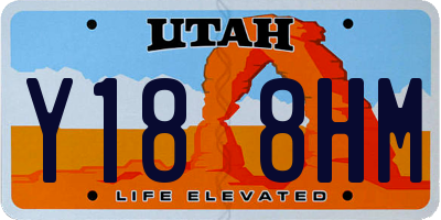 UT license plate Y188HM