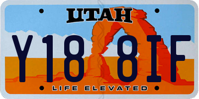 UT license plate Y188IF