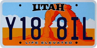 UT license plate Y188IL