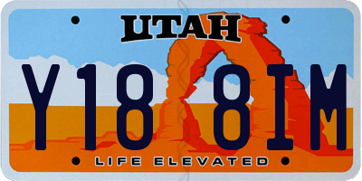 UT license plate Y188IM