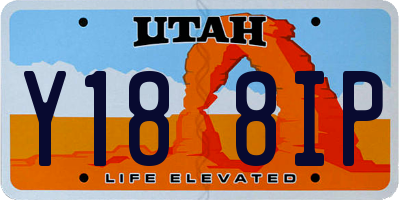 UT license plate Y188IP