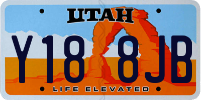 UT license plate Y188JB