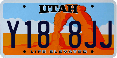 UT license plate Y188JJ