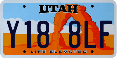UT license plate Y188LF