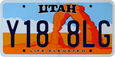 UT license plate Y188LG