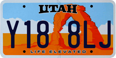 UT license plate Y188LJ