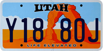 UT license plate Y188OJ