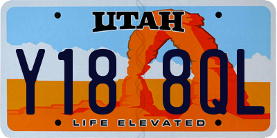 UT license plate Y188QL
