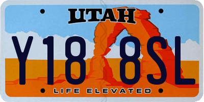 UT license plate Y188SL