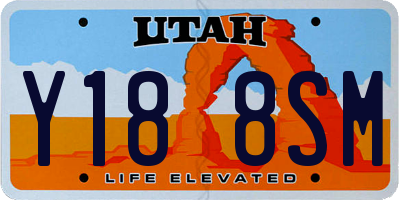 UT license plate Y188SM