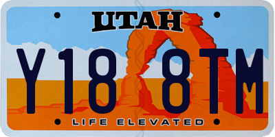 UT license plate Y188TM
