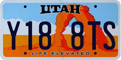 UT license plate Y188TS