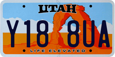 UT license plate Y188UA
