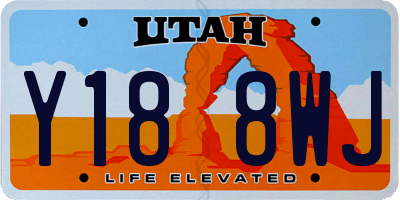 UT license plate Y188WJ