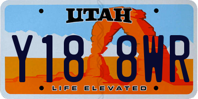 UT license plate Y188WR