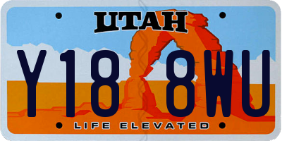 UT license plate Y188WU