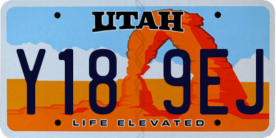 UT license plate Y189EJ