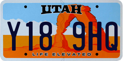 UT license plate Y189HQ