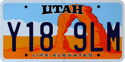 UT license plate Y189LM